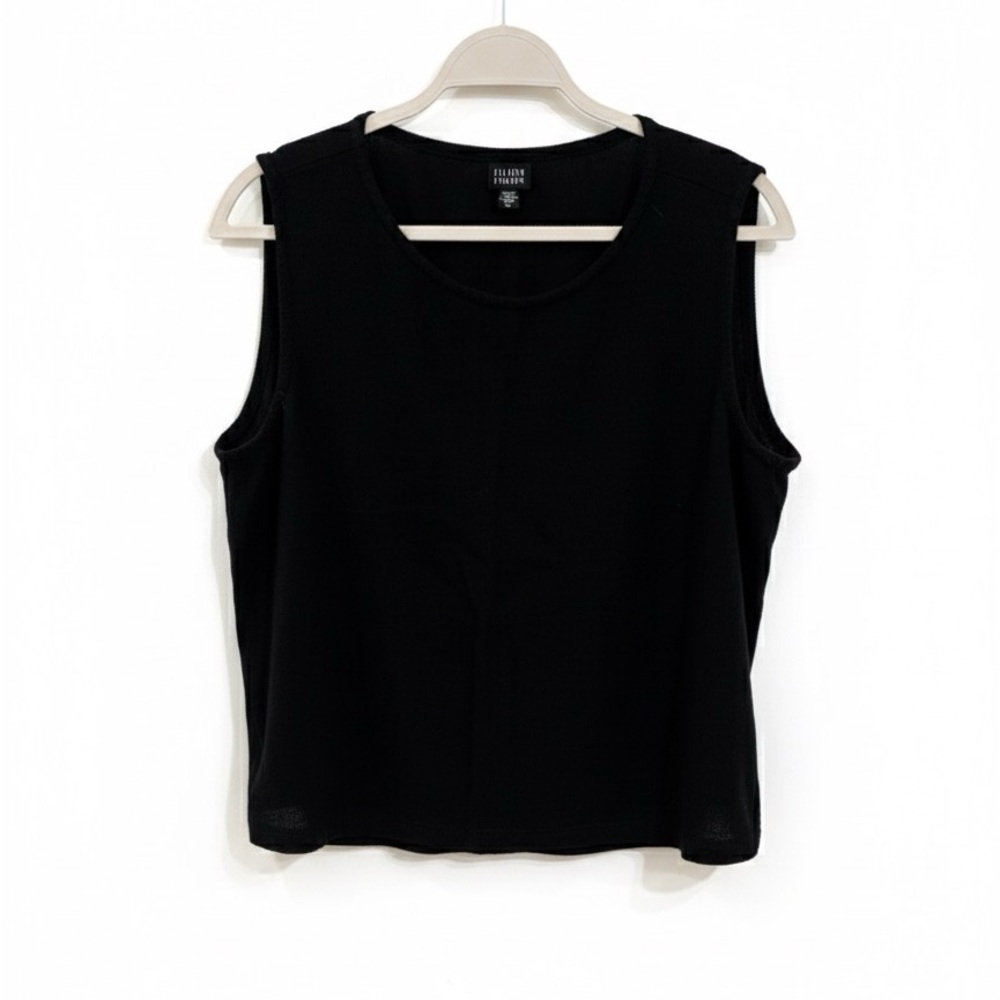 Eileen Fisher Black Short Tank Top